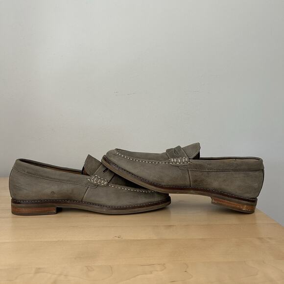Sperry Gold Cup Exeter Penny Loafer Grey Leather Size 8 W Men’s main image 5
